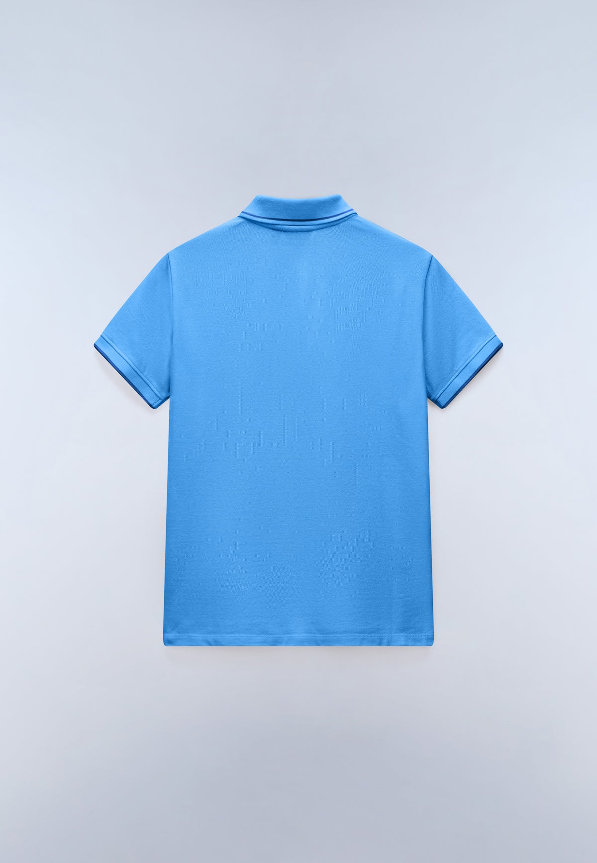 Aurora Piqué Short Sleeve Polo Light Blue - 6