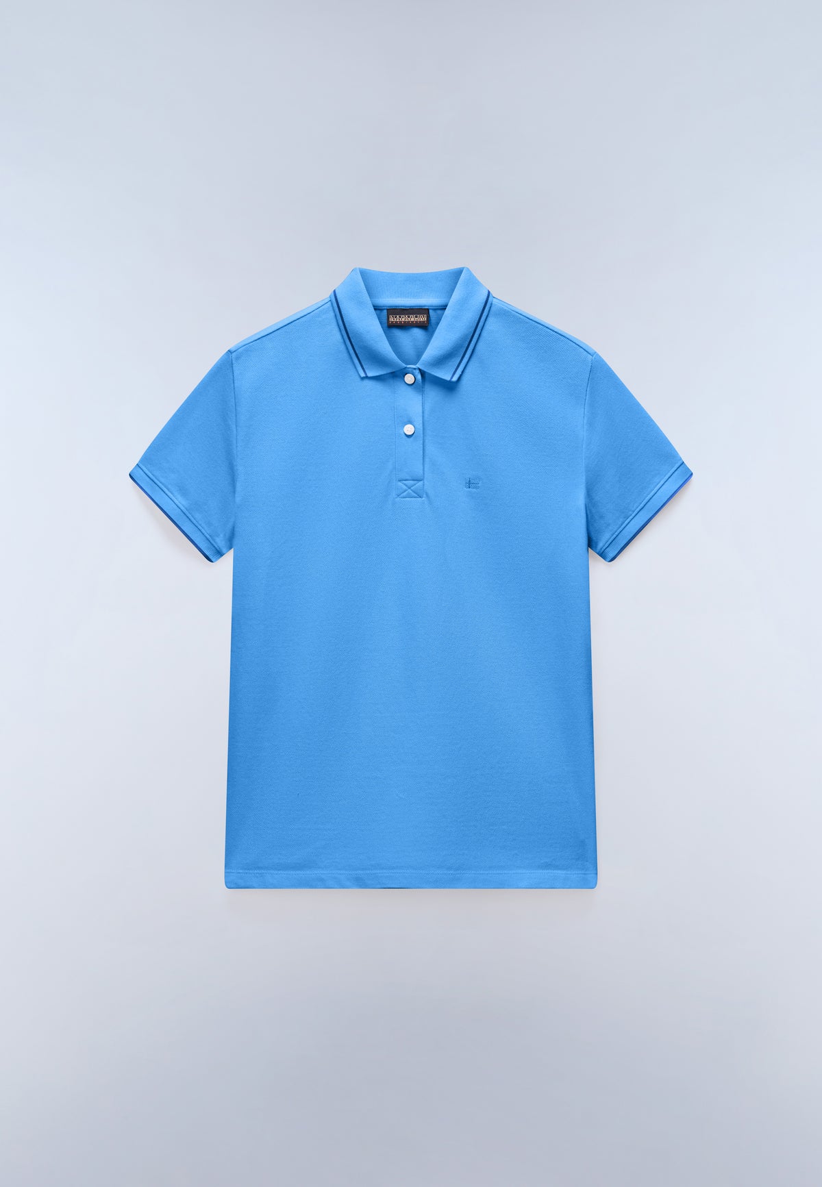 Aurora Piqué Short Sleeve Polo Light Blue - 1