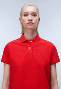 Aurora Piqué Short Sleeve Polo Red - 2