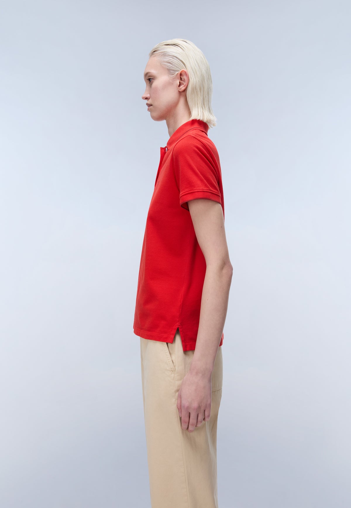 Aurora Piqué Short Sleeve Polo Red - 4