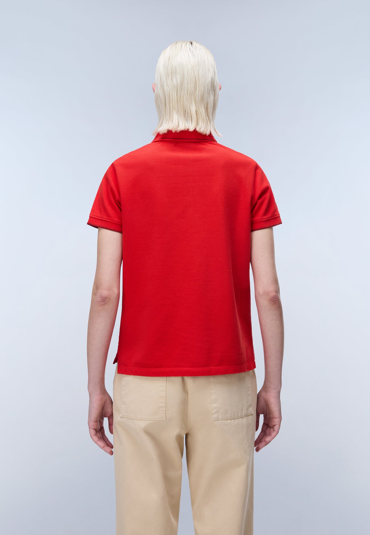 Aurora Piqué Short Sleeve Polo Red - 5