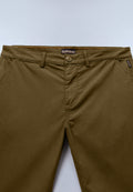 Pantalón Chino de Verano Puyo Verde Oliva Scuro - 5