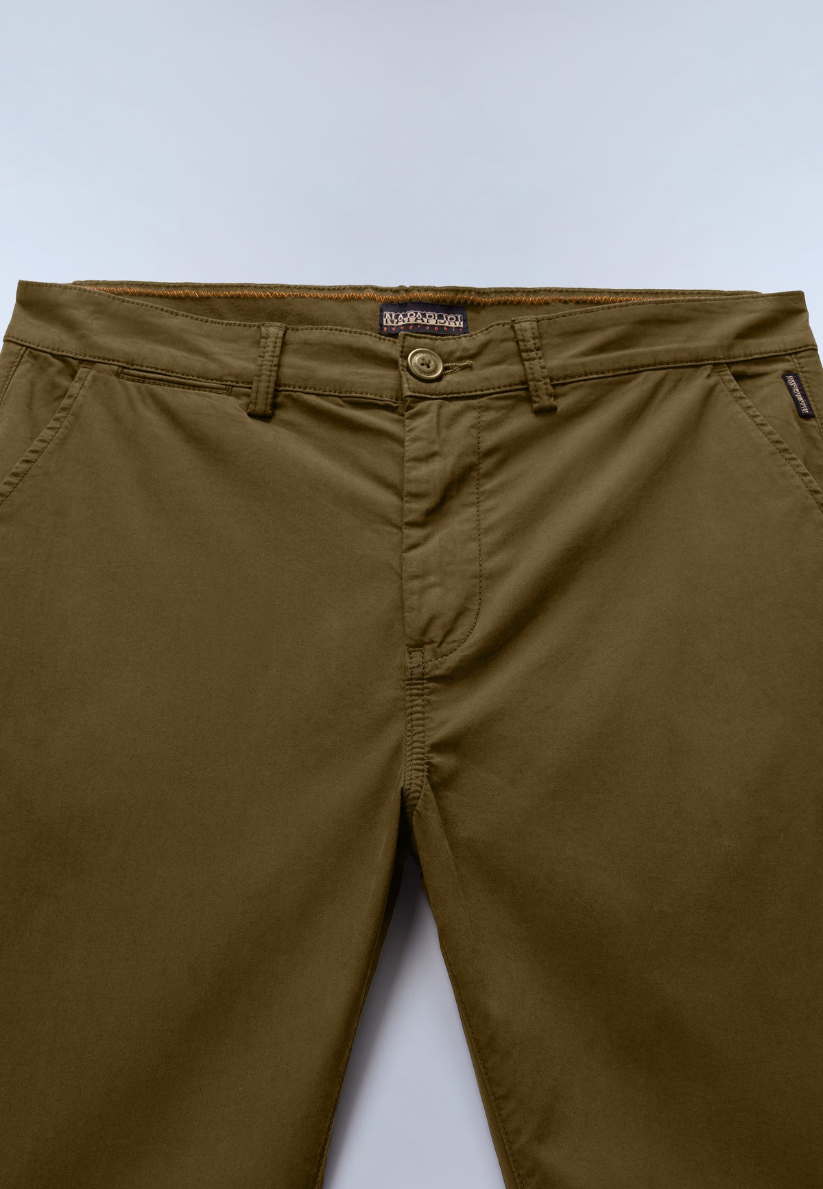 Pantalón Chino de Verano Puyo Verde Oliva Scuro - 5