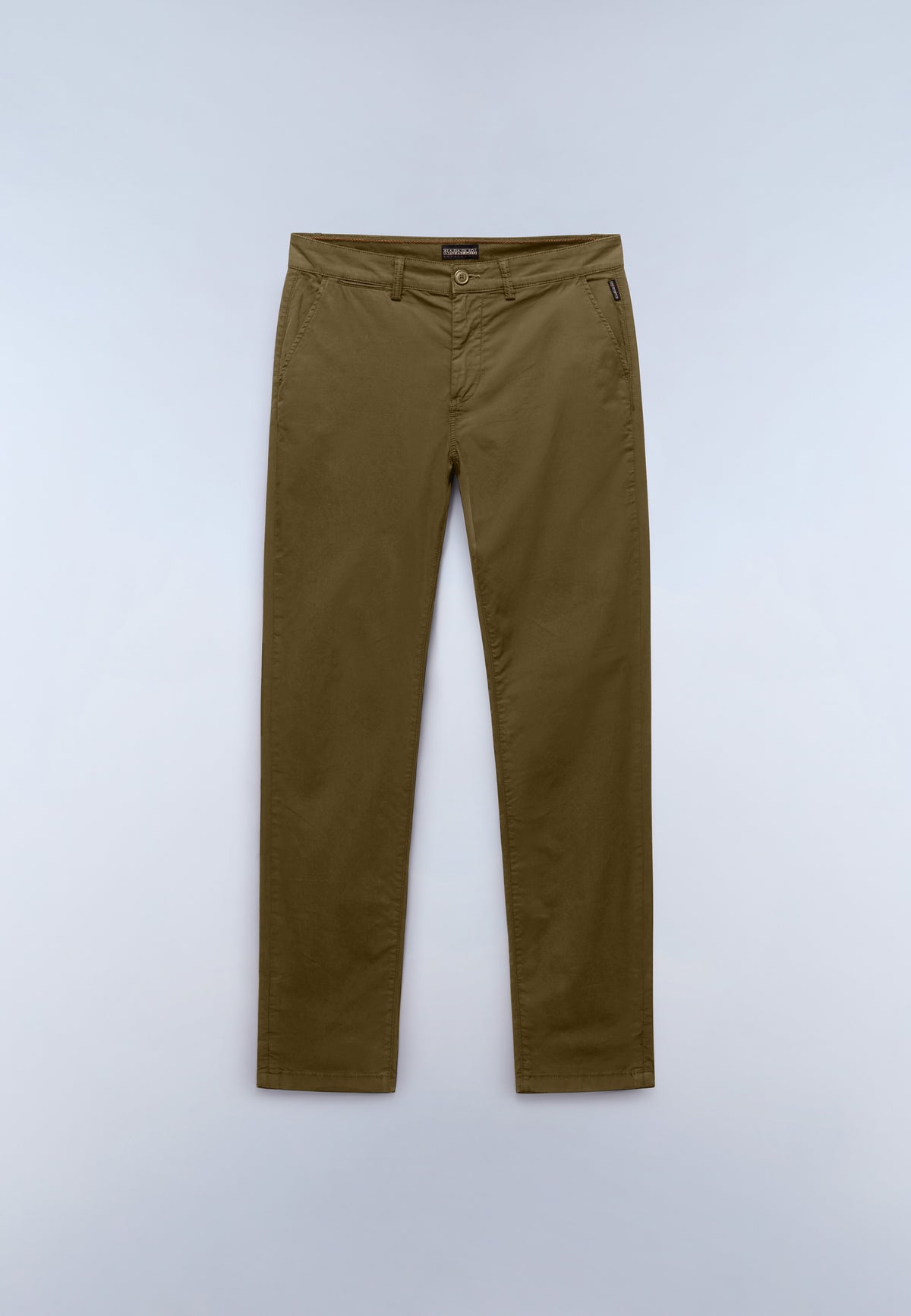 Pantalón Chino de Verano Puyo Verde Oliva Scuro - 1