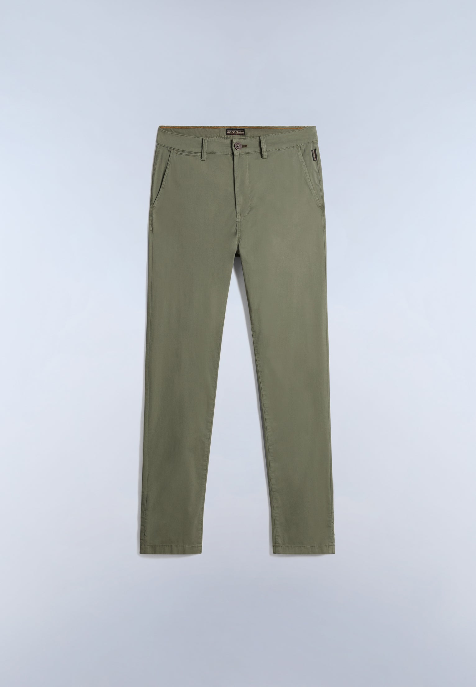 Puyo Summer Chino Trousers Green Lichen