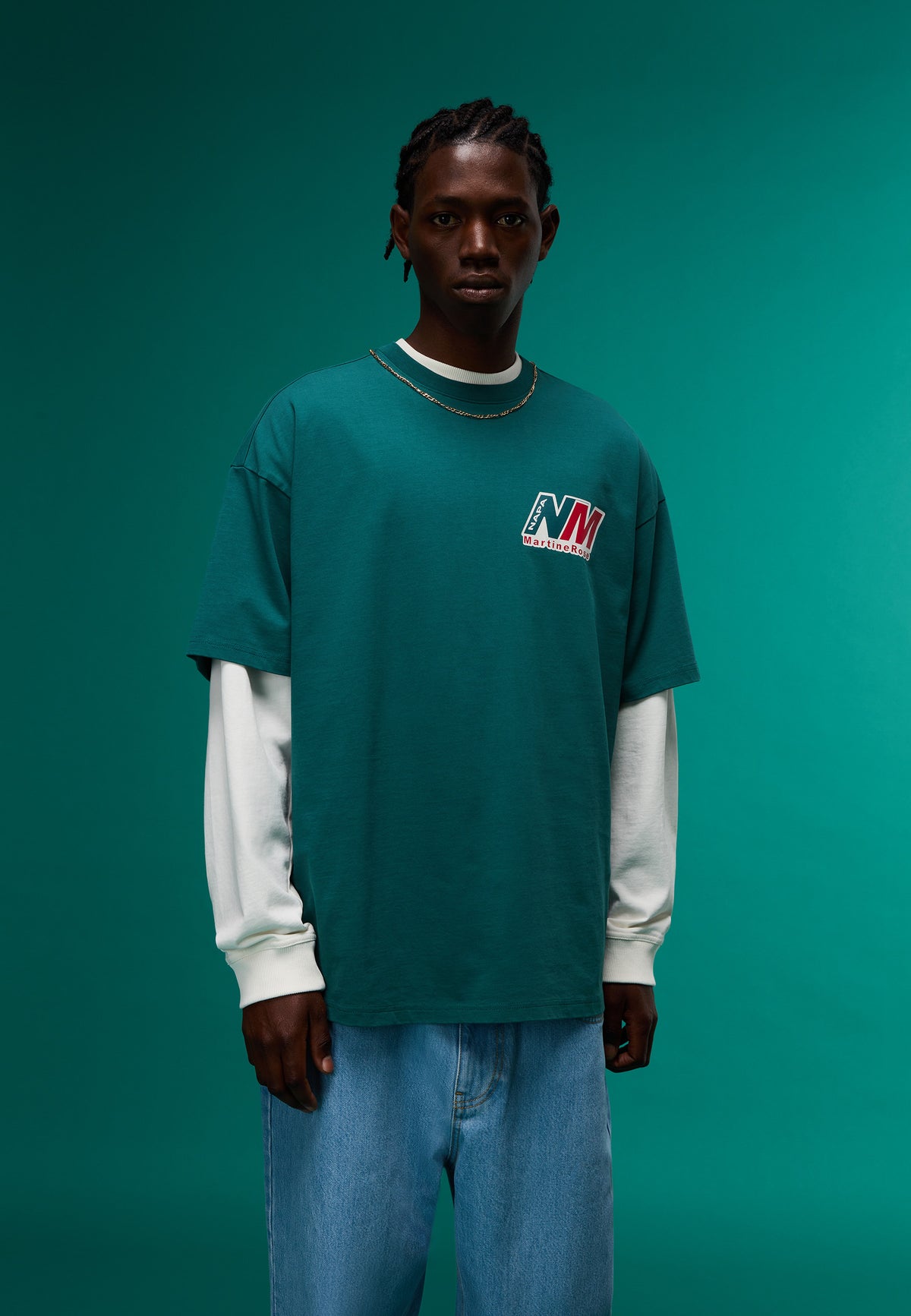 T-Shirt a Maniche Corte Ocelot in Jersey  - 2