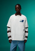 Ocelot Jersey Short Sleeve T-Shirt White Whisper - 2