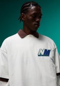 Ocelot Jersey Short Sleeve T-Shirt White Whisper - 6