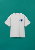 Ocelot Jersey Short Sleeve T-Shirt White Whisper - 1