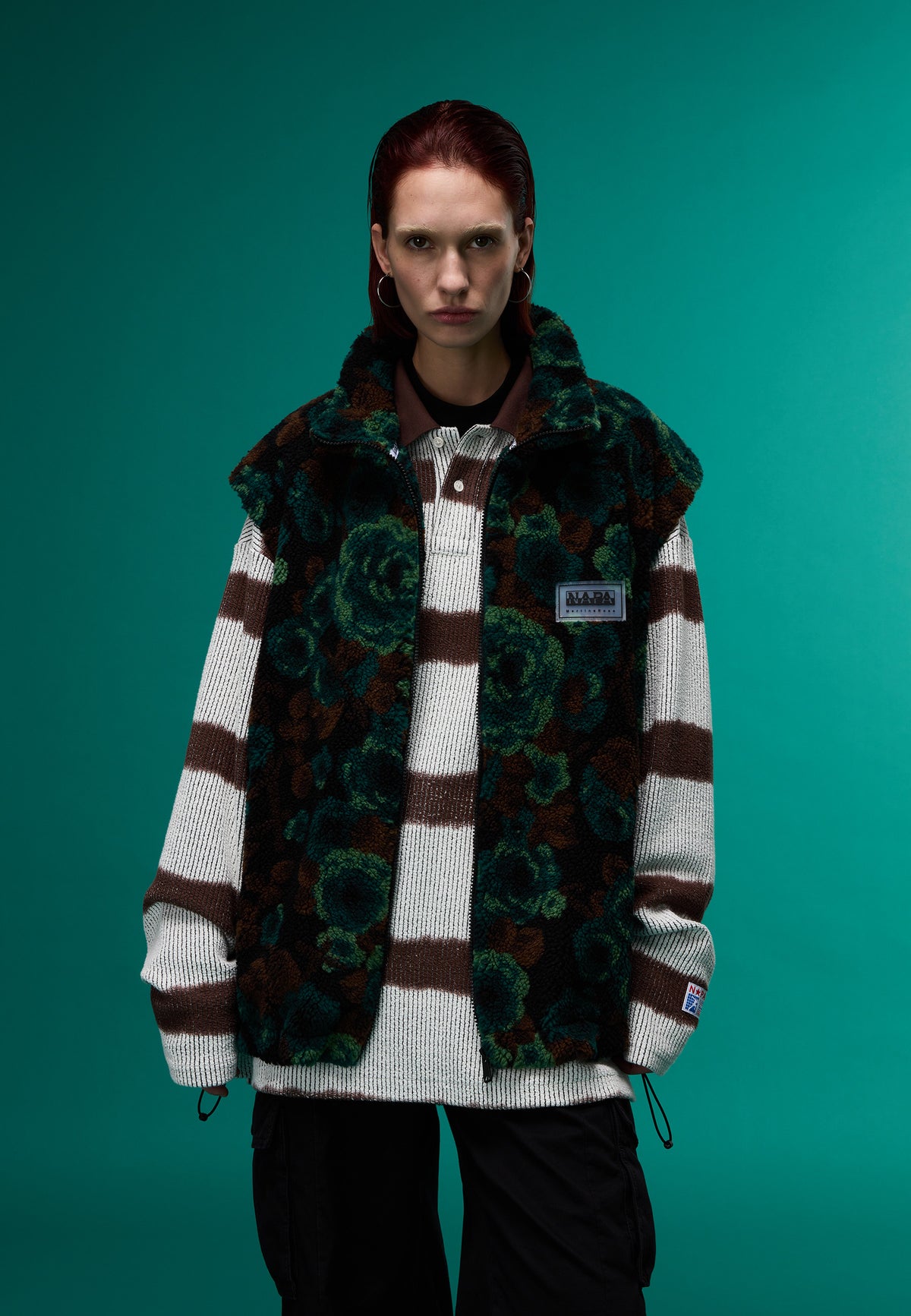 Gilet Sans Manches en Polaire Jacquard Emin  - 3