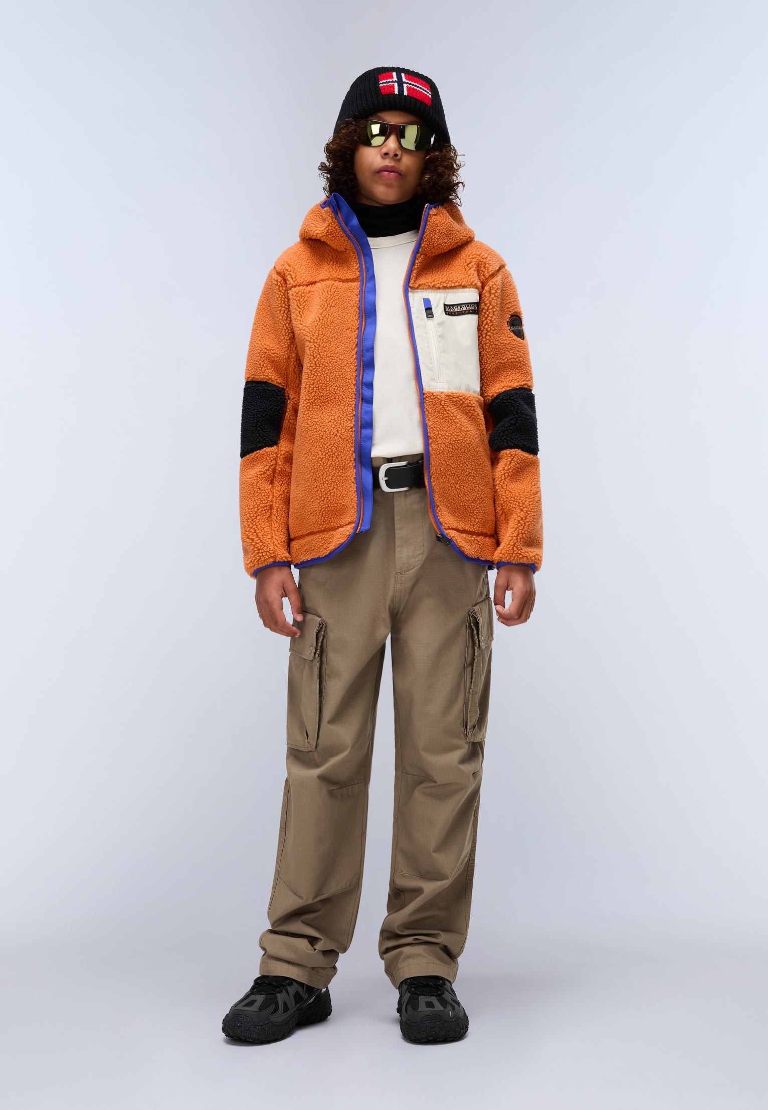 Fleecepullover mit Kapuze und Reißverschluss Yupik (4-16 JAHRE) 
