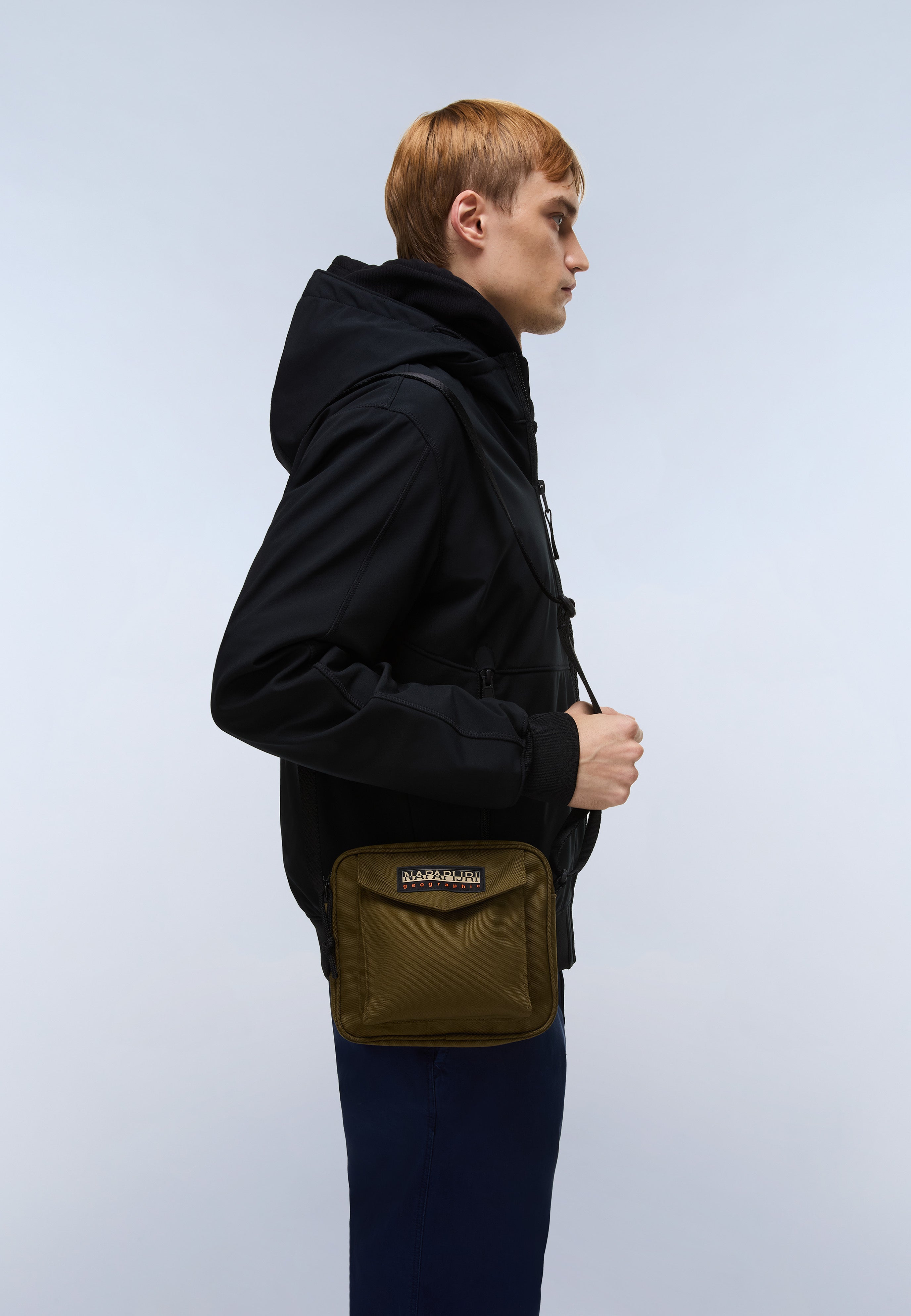 Napapijri Voyage Crossover Bag Men & Women Dark Green Olive