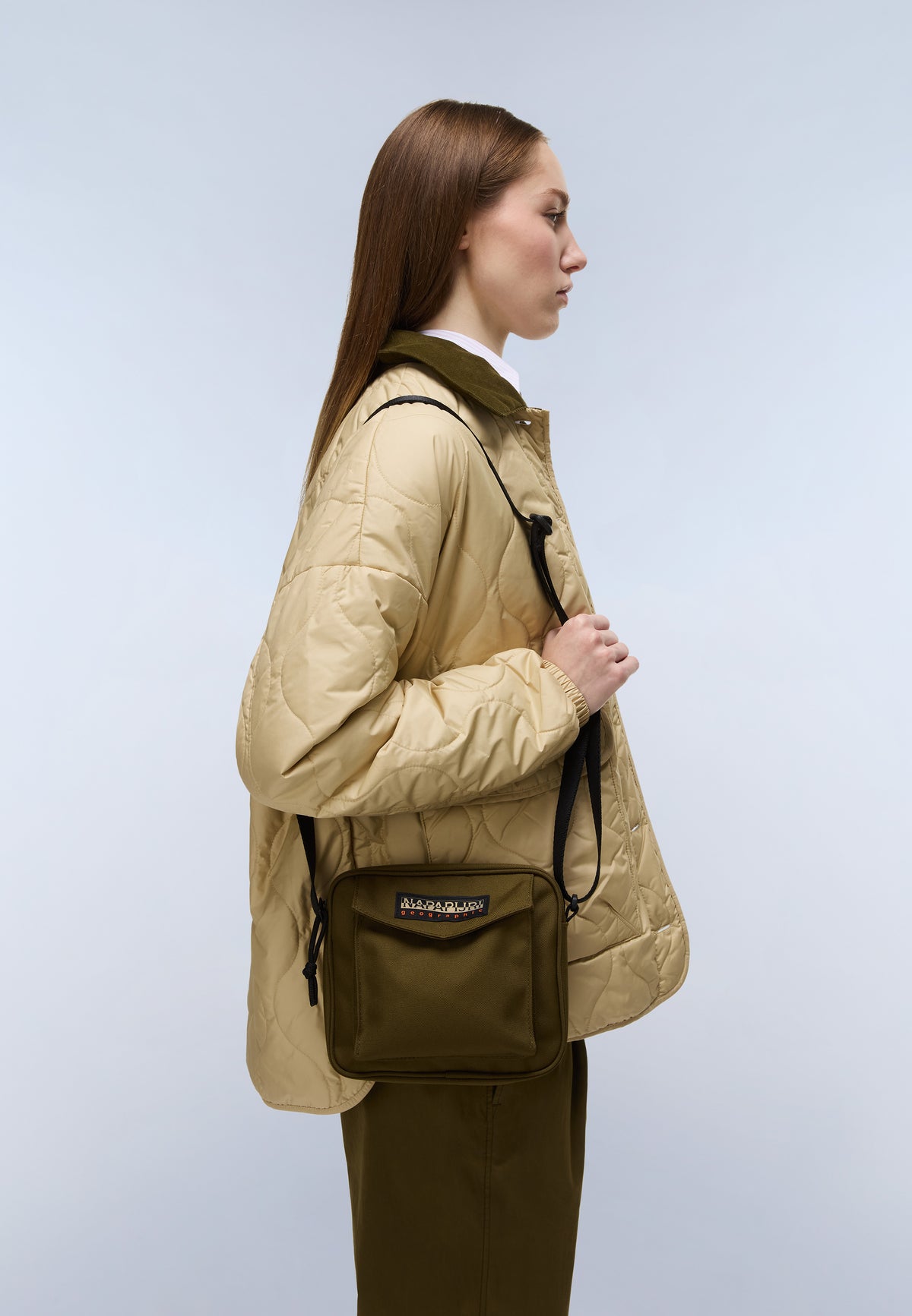 Bolso Bandolera Voyage Verde Oliva Scuro - 3