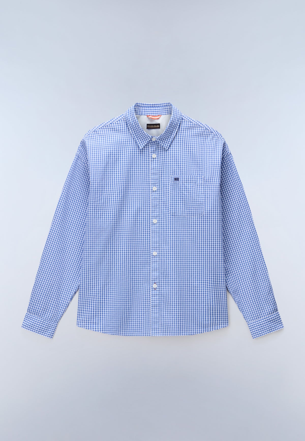 Eos Long Sleeve Shirt Blue Check CIN - 1