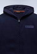 Nueva Sudadera con Capucha Box Logo French Terry Dark Blue - 2