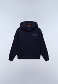 Nueva Sudadera con Capucha Box Logo French Terry Dark Blue - 1