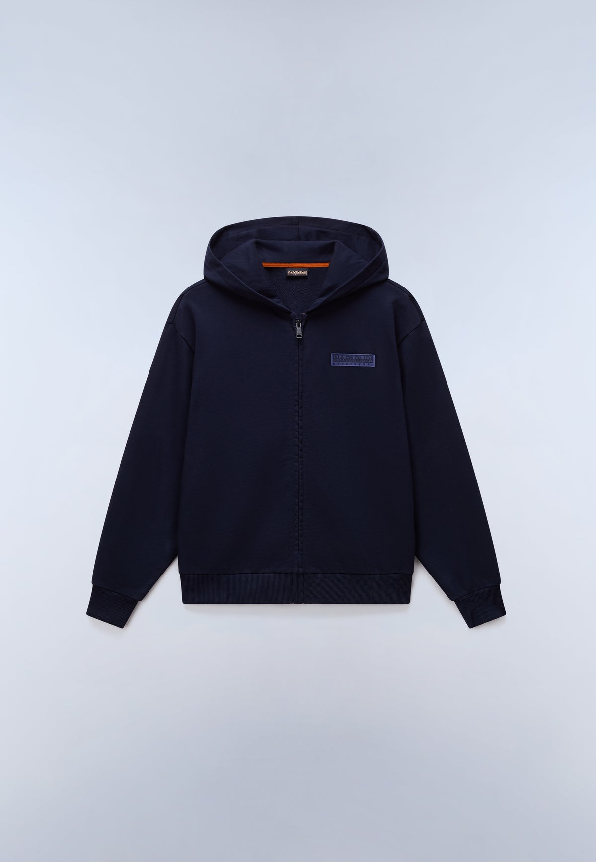 Nueva Sudadera con Capucha Box Logo French Terry Dark Blue - 1