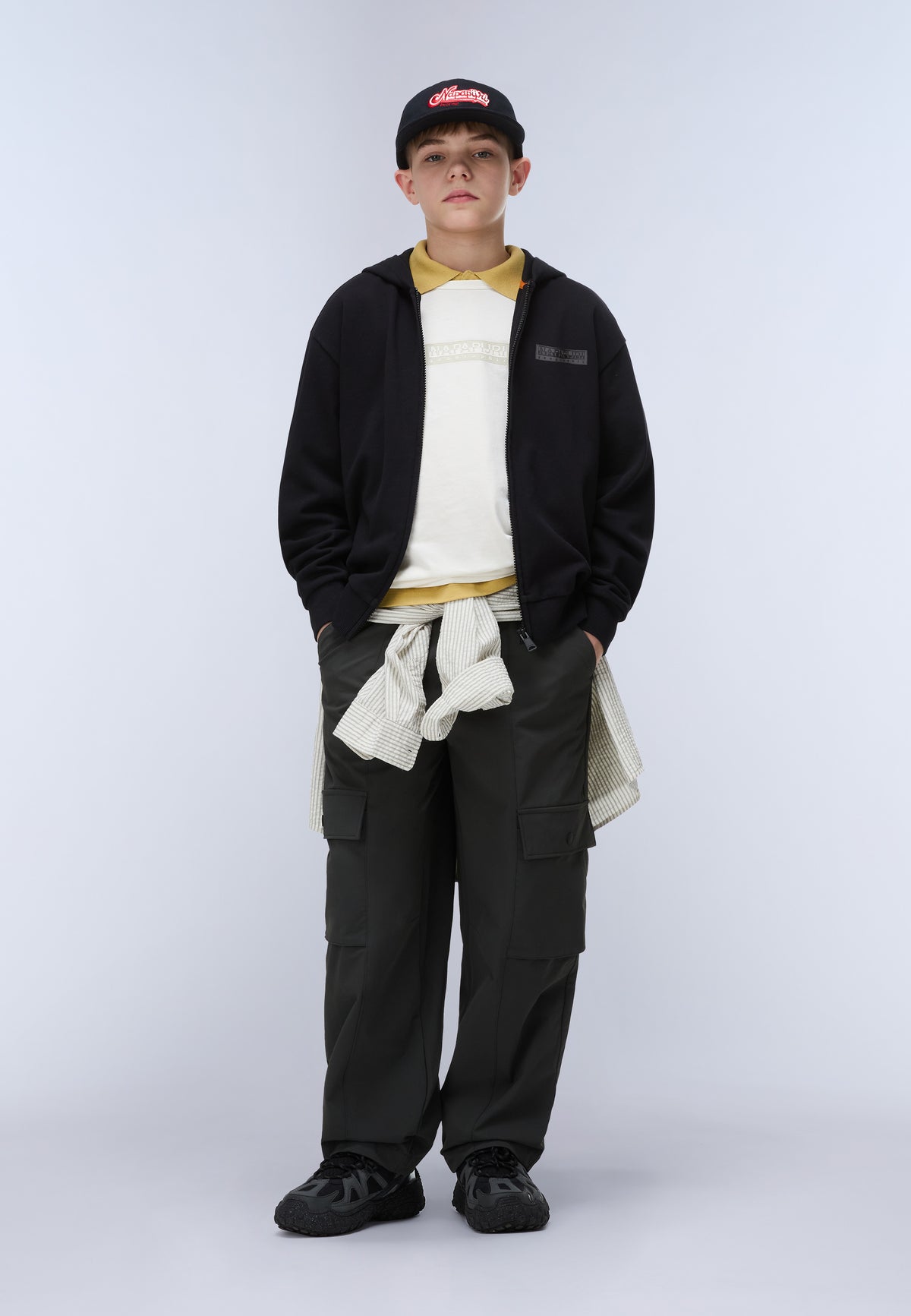 Sweat à Capuche en French Terry New Box Logo  - 2