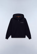 New Box Logo French Terry Hoodie Black - 1