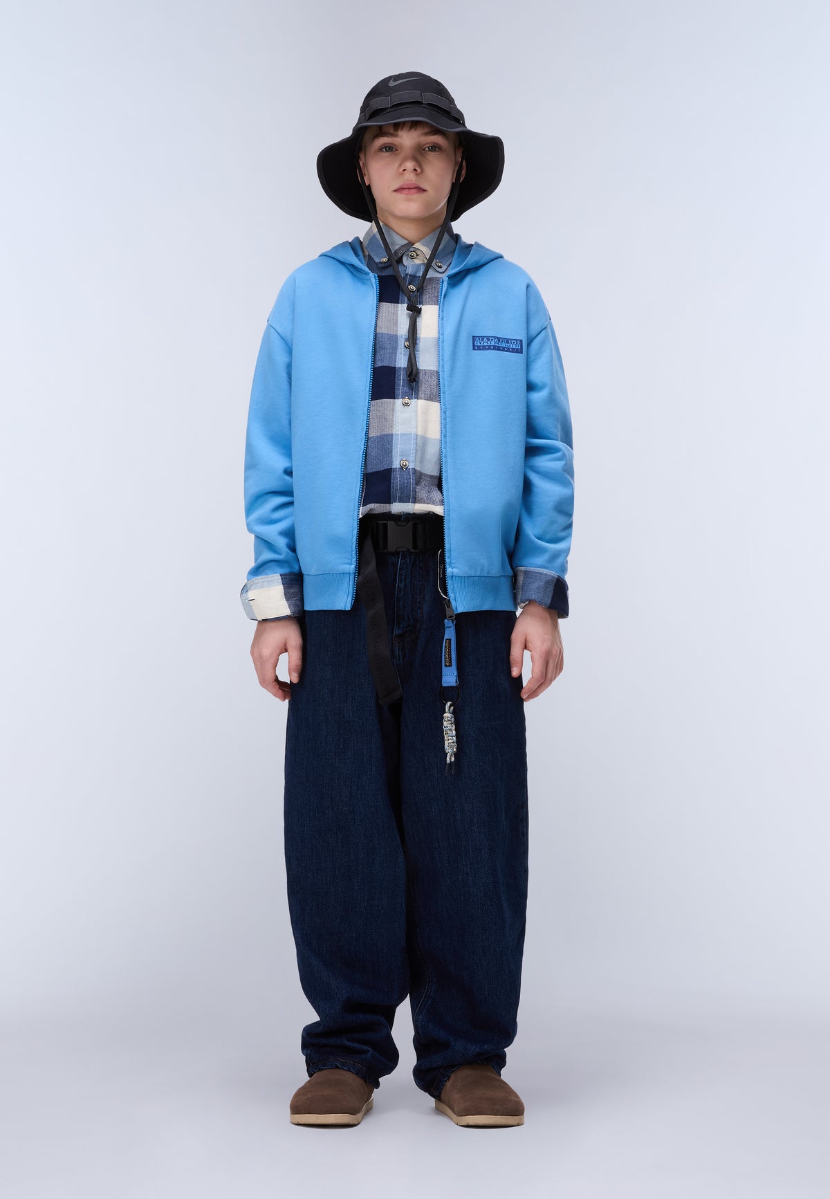 Sweat à Capuche en French Terry New Box Logo  - 2