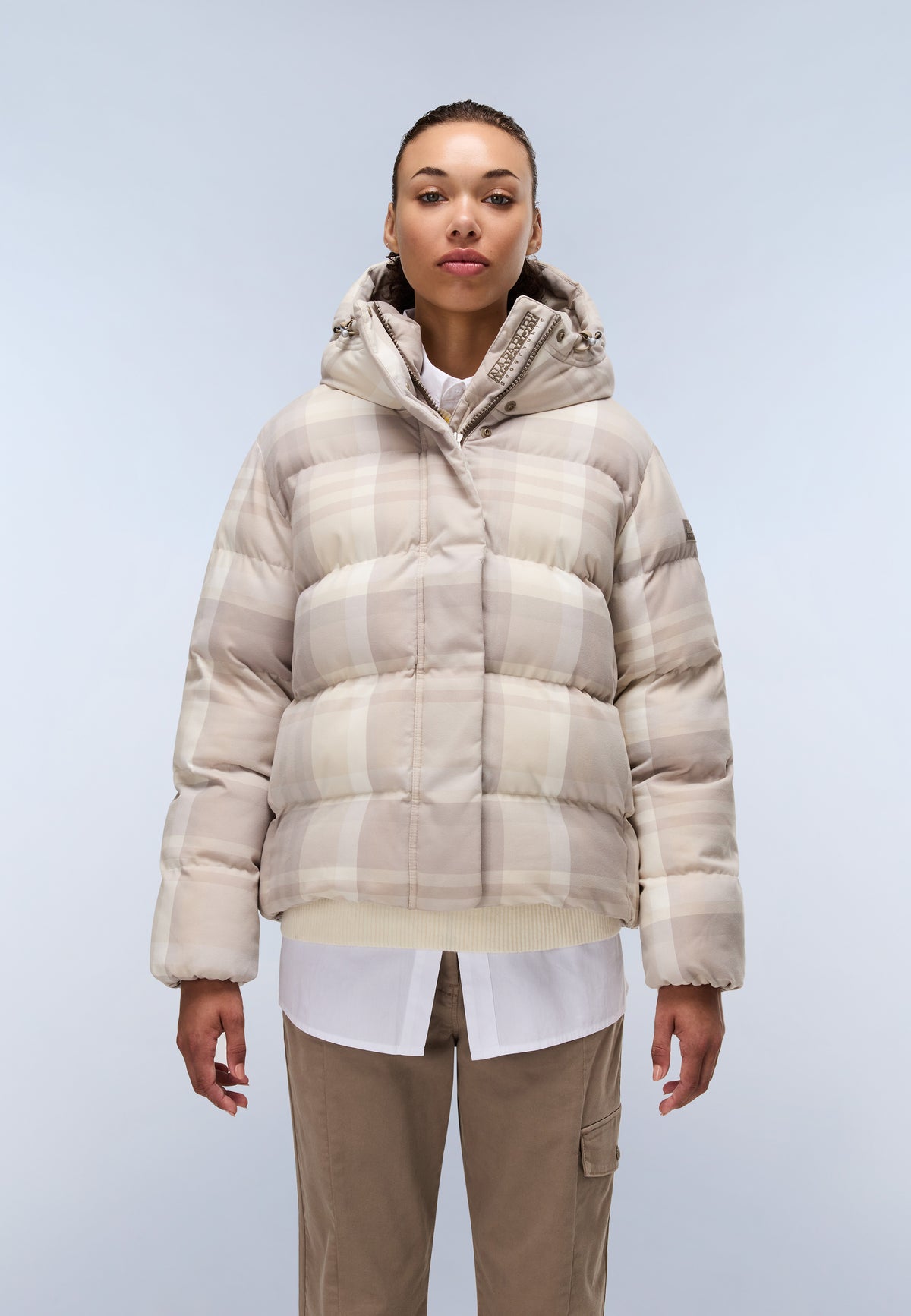 Giacca Glane Check Beige Check - 4
