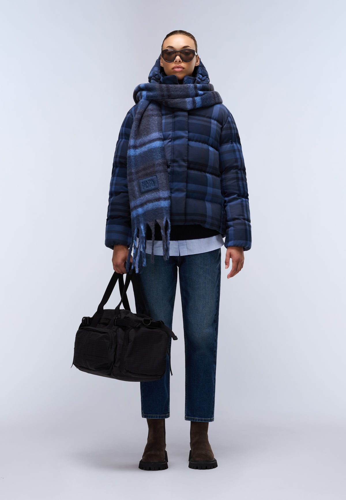 Giacca Glane Check Blu Check - 3