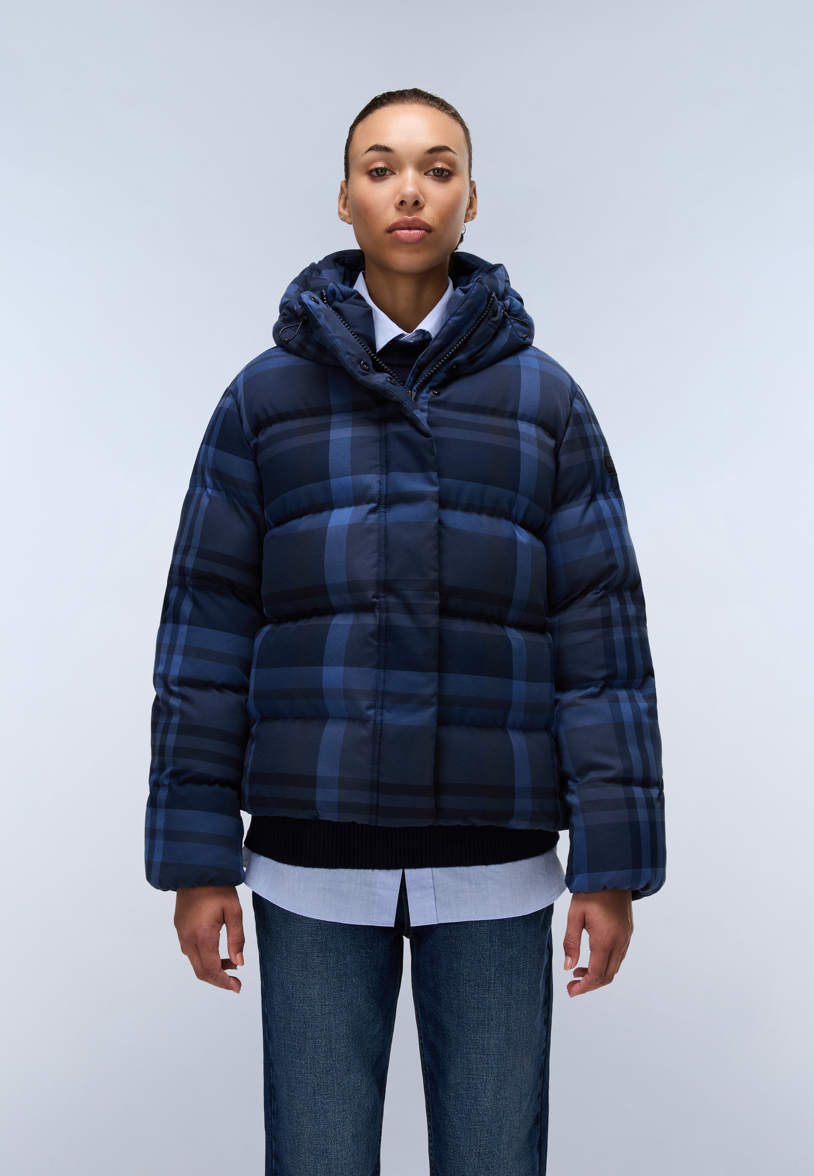 Glane Check Puffer Jacket | Puffer Jackets | Napapijri PT