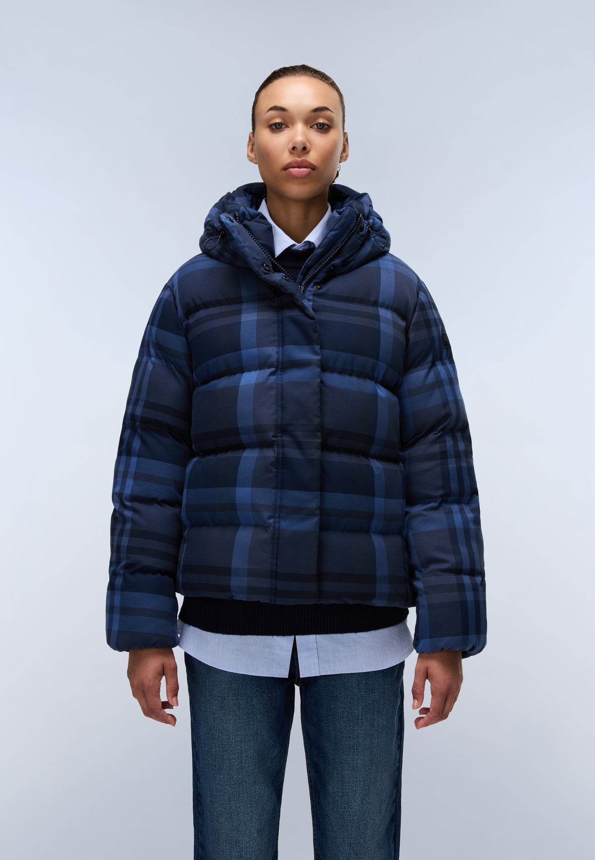Giacca Glane Check Blu Check - 4