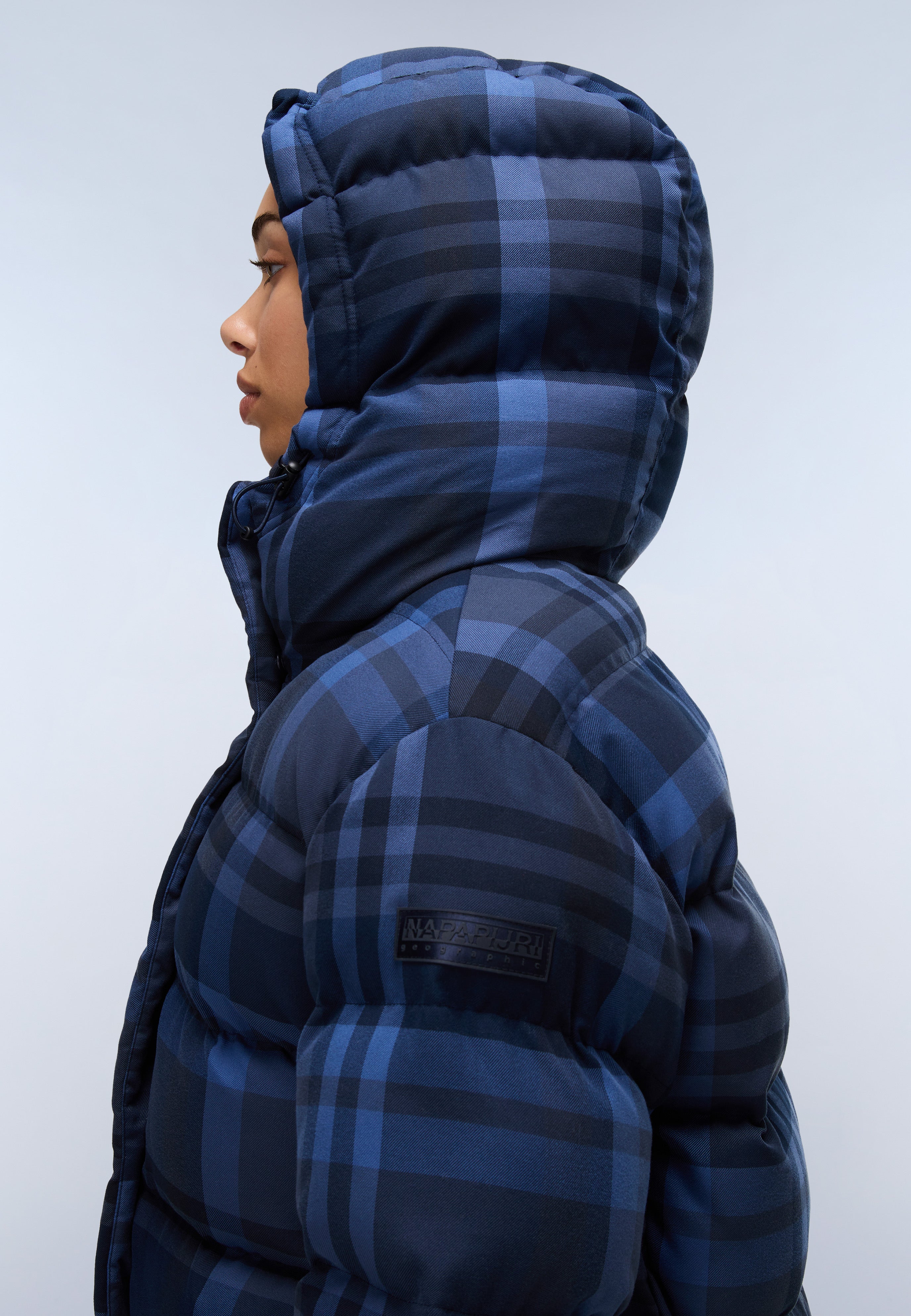 Glane Check Puffer Jacket | Puffer Jackets | Napapijri PT