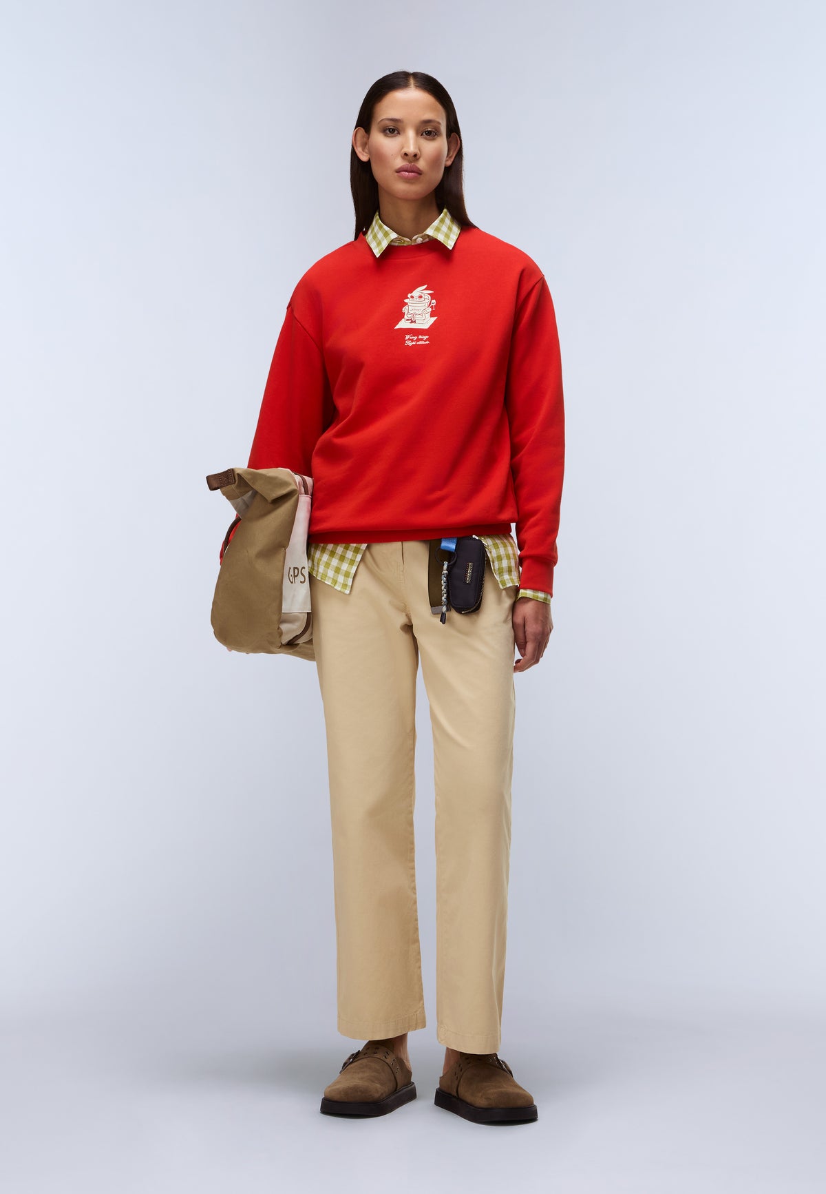 Antimony French Terry Sweatshirt Red - 3