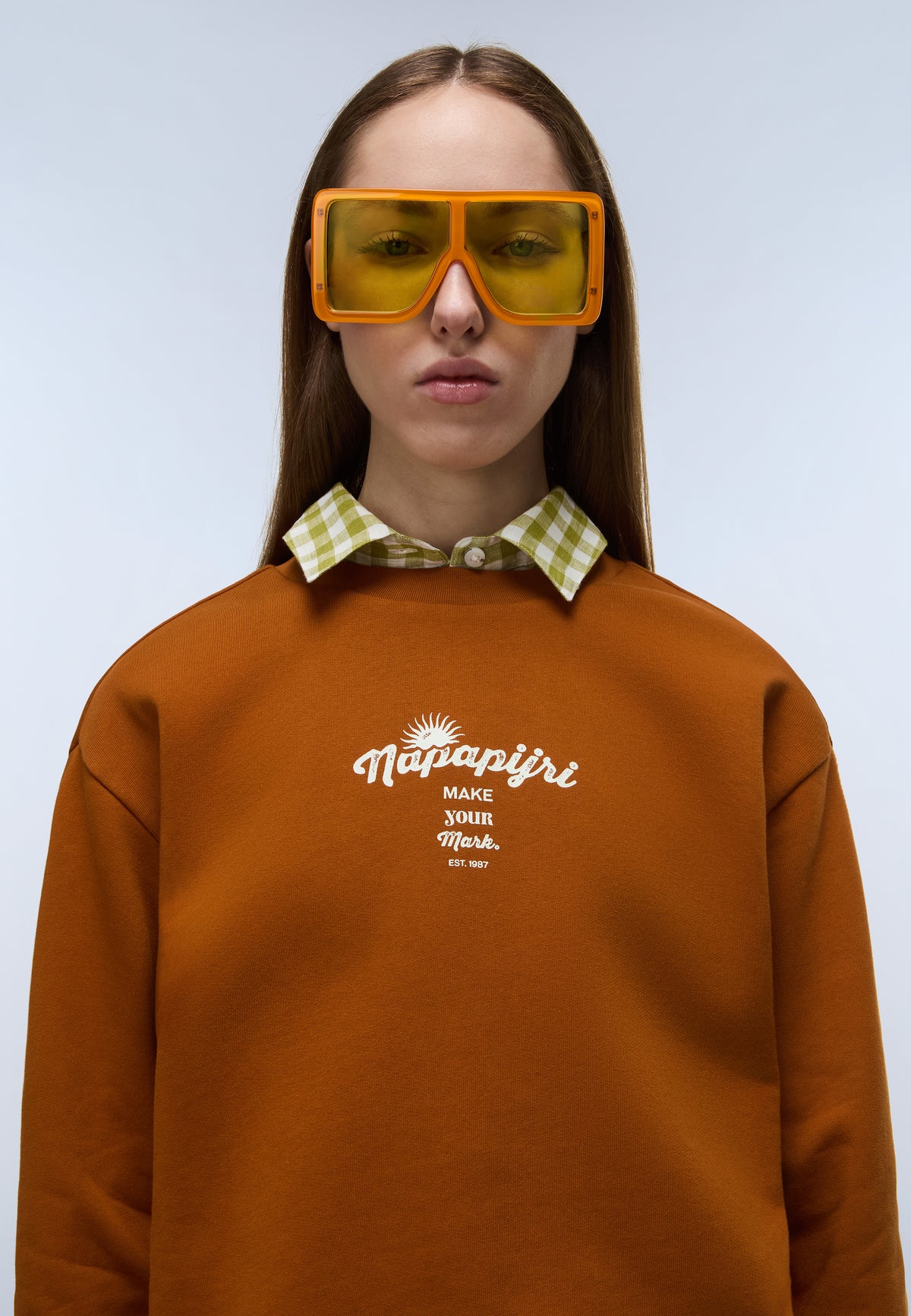 Antimony French Terry Sweatshirt Brown - 2