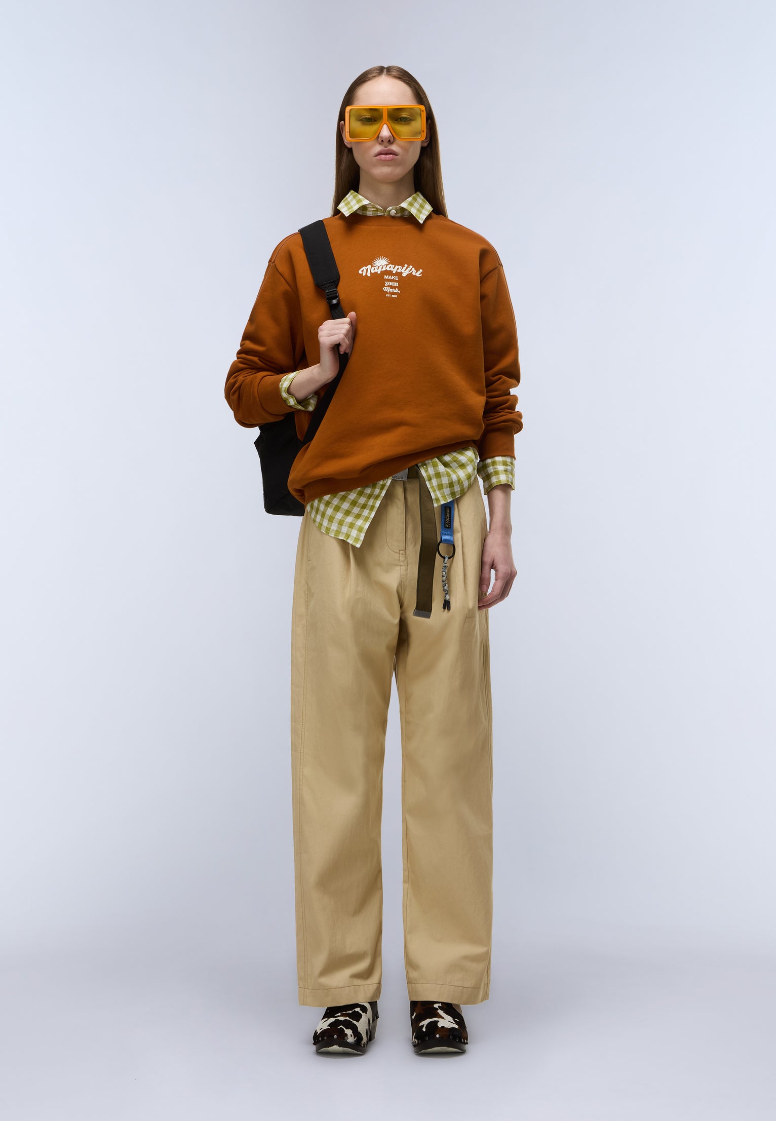 Antimony French Terry Sweatshirt Brown