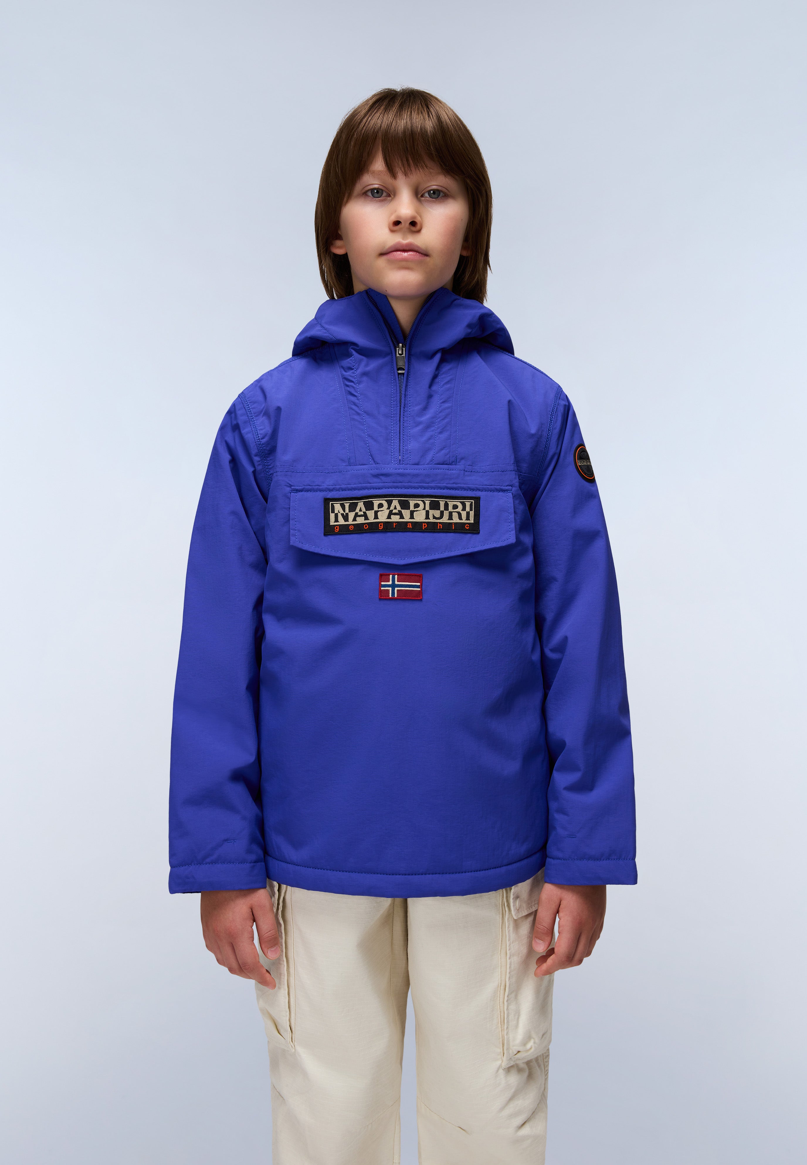 ジャケット・アウター NAPAPIJRI RAINFOREST WINTER Napapijri, Rainforest Pocket 2 winter anorak men Blu Marine