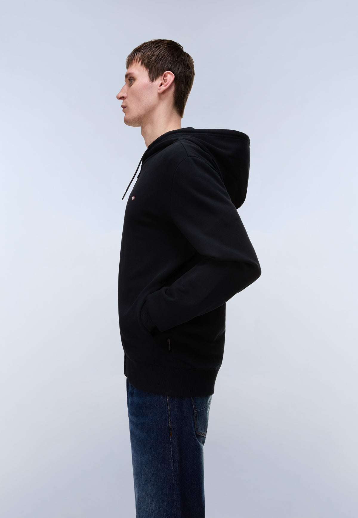 Balis French Terry Full-Zip Hoodie Black - 3