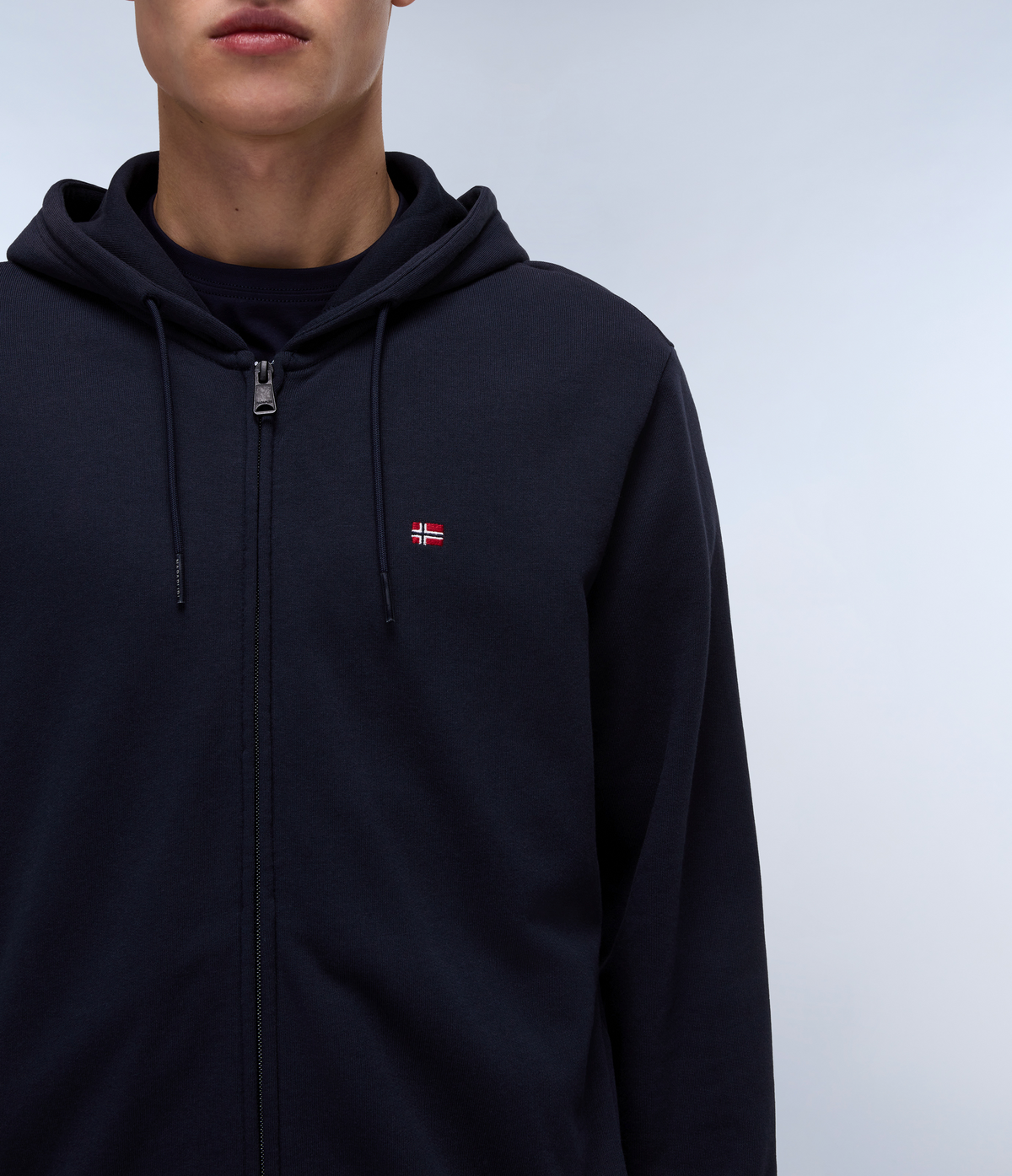 Felpa con Cappuccio e Zip Balis French Terry  - 5