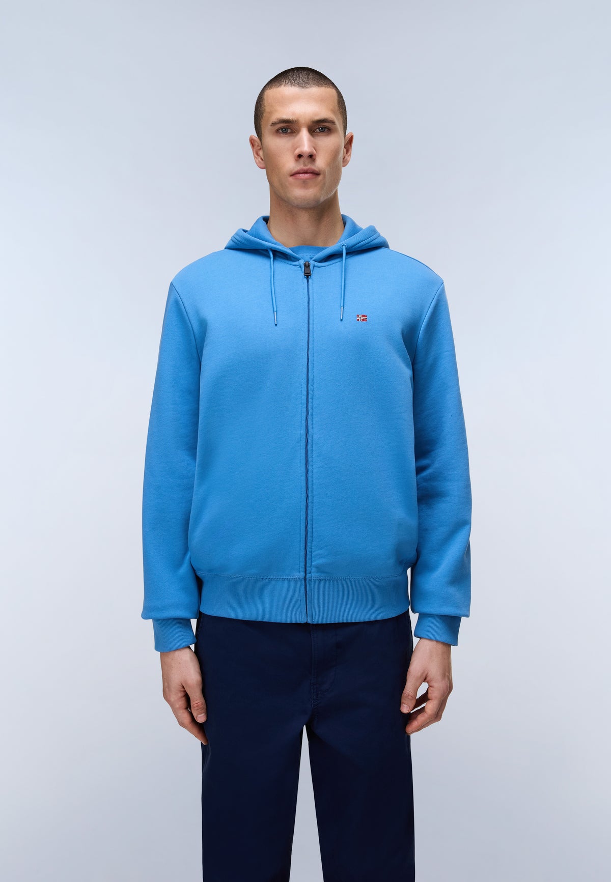 Felpa con Cappuccio e Zip Balis French Terry  - 2