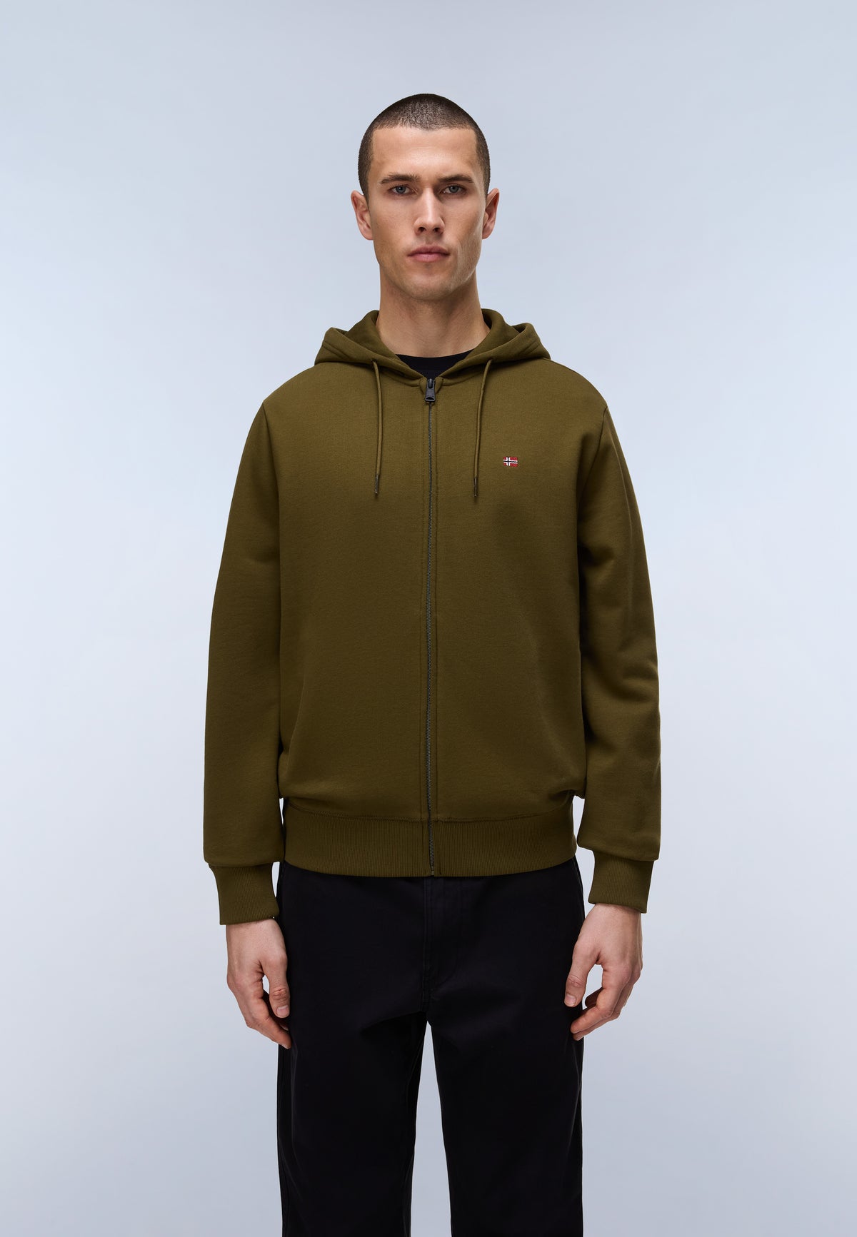 Felpa con Cappuccio e Zip Balis French Terry  - 2