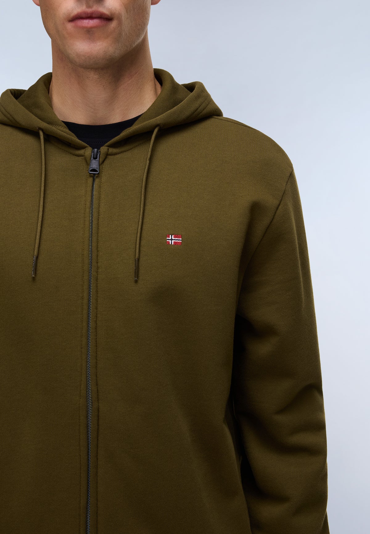 Felpa con Cappuccio e Zip Balis French Terry  - 5