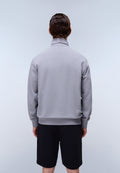 Sudadera de con Cremallera Balis French Terry Gris Shark - 4