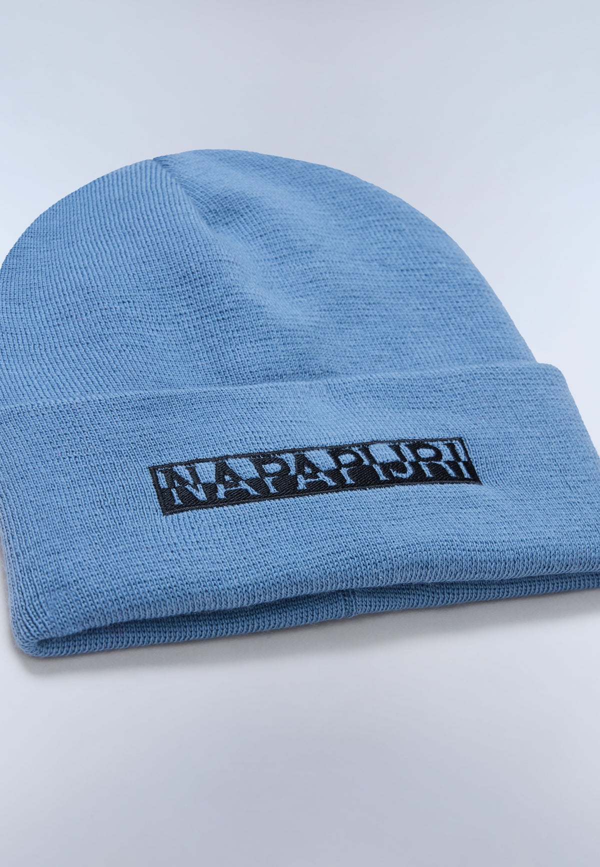 Napapijri Beanie Farae Blau Denim Herren - 3