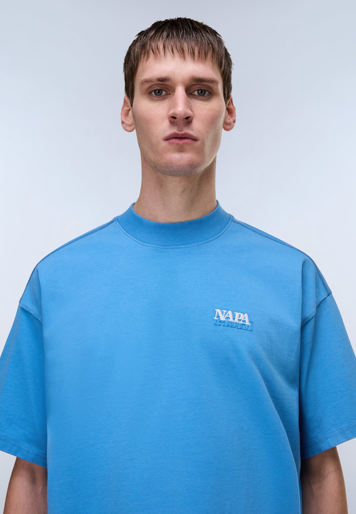 Miraat Short Sleeve T-Shirt Light Blue - 2