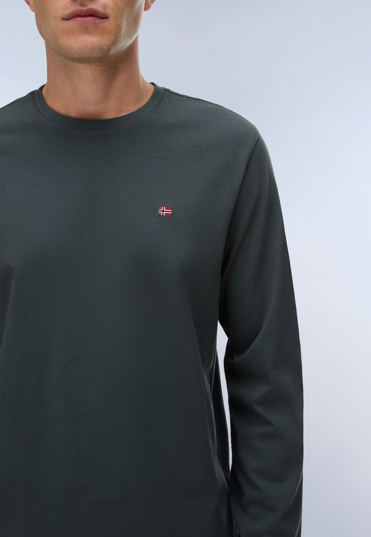 Langärmeliges Jersey-T-Shirt Salis  - 4