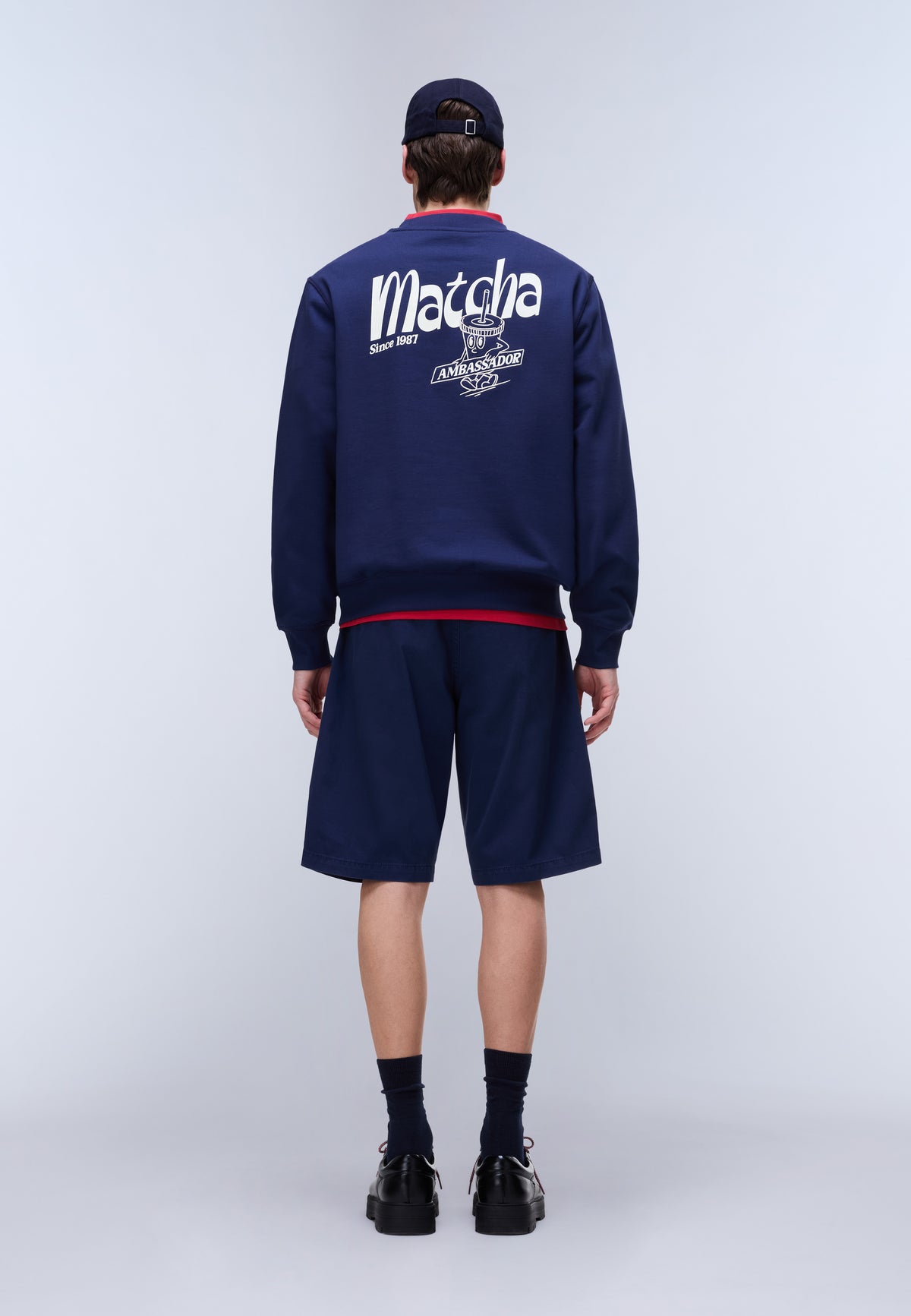 Sol French Terry Sweatshirt Blue Academy - 3