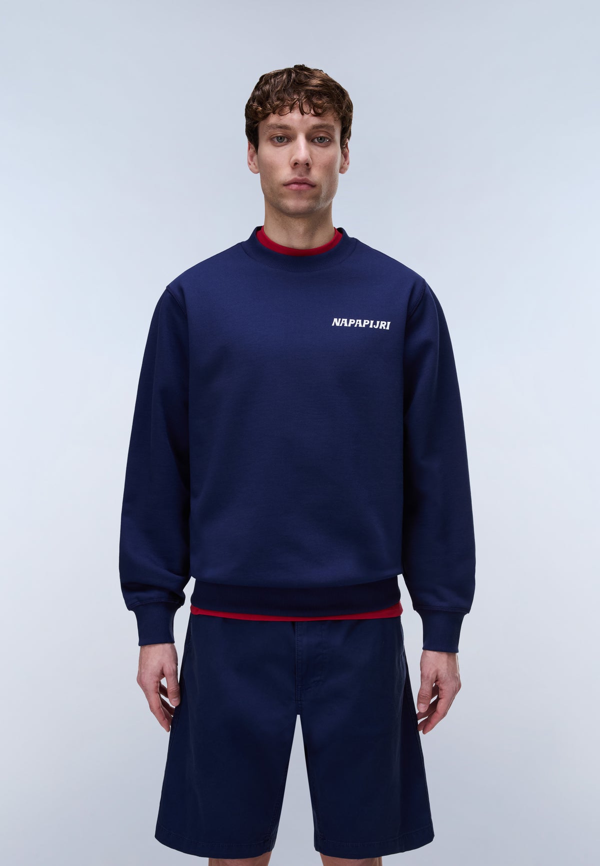 Sol French Terry Sweatshirt Blue Academy - 4