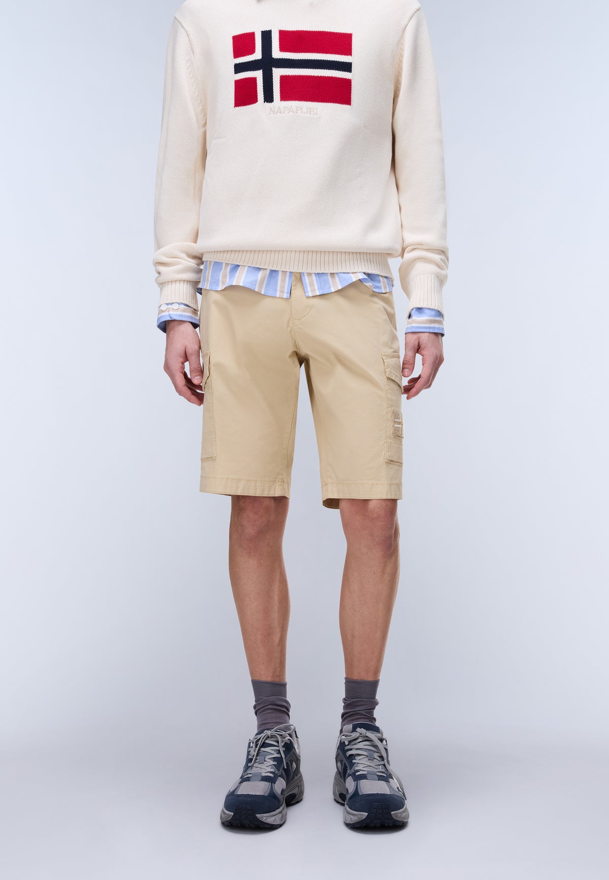 Horton Bermuda Shorts Beige - 2