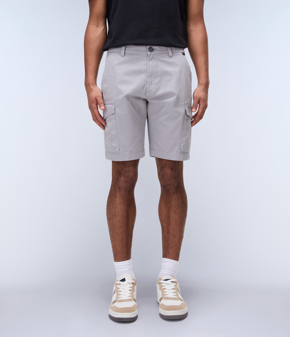 Deline Bermuda Shorts Light Grey - 2