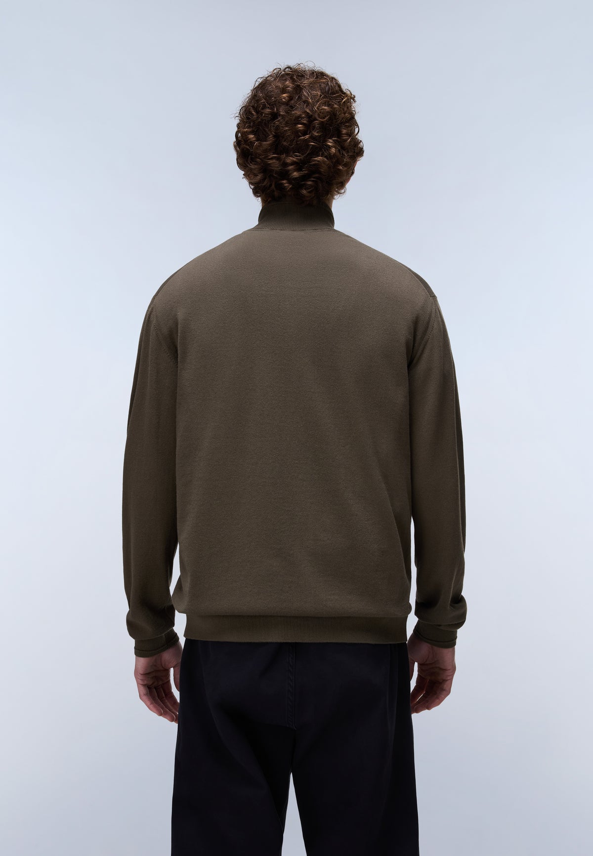 Decatur 2.0 Full Zip Jumper Dark Green Olive - 3