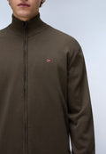 Decatur 2.0 Full Zip Jumper Dark Green Olive - 4