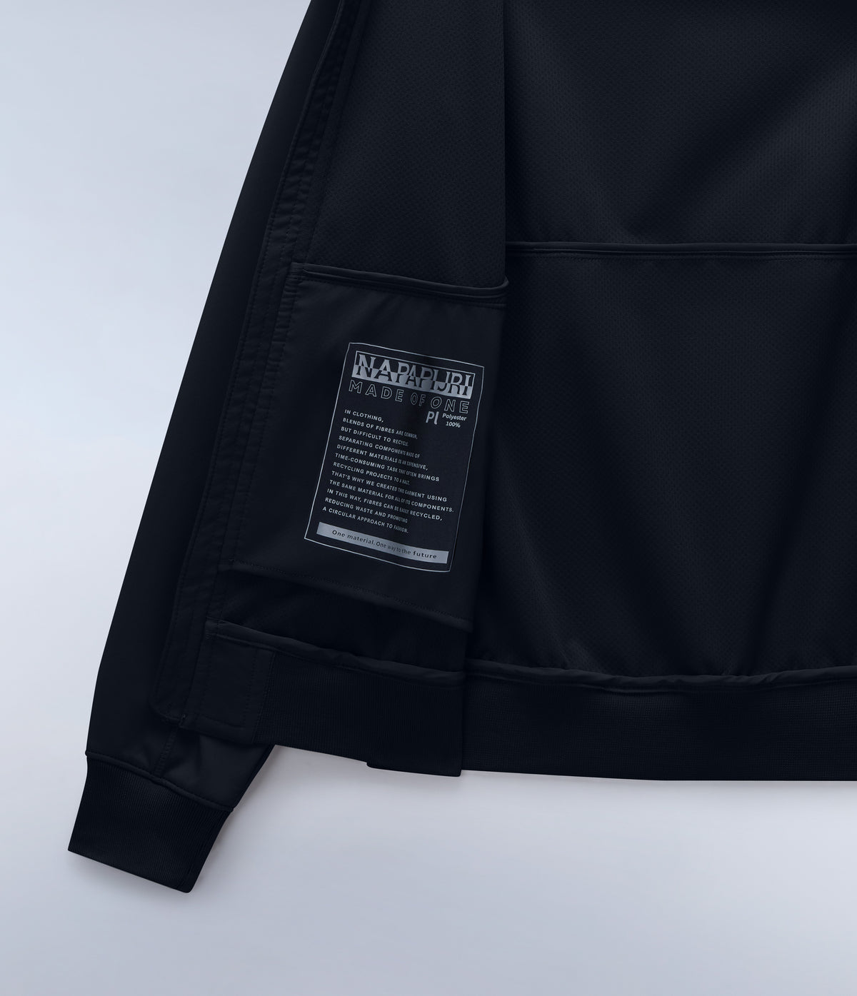 Melville Mono-material Shell JacketBlack