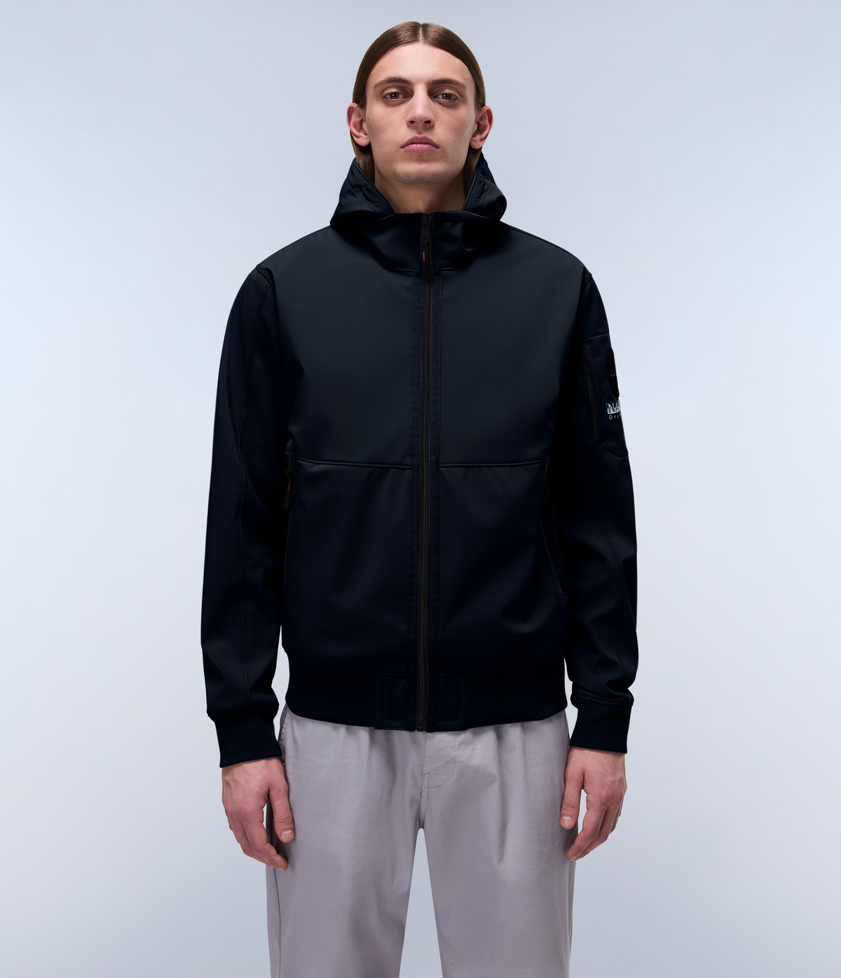 Melville Mono-material Shell JacketBlack